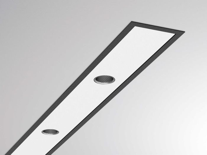Immagine prodotto 1: LOG 50 SPOT R 2x4 FEET 38° Reflektor 46W 3000K schwarz + weiß