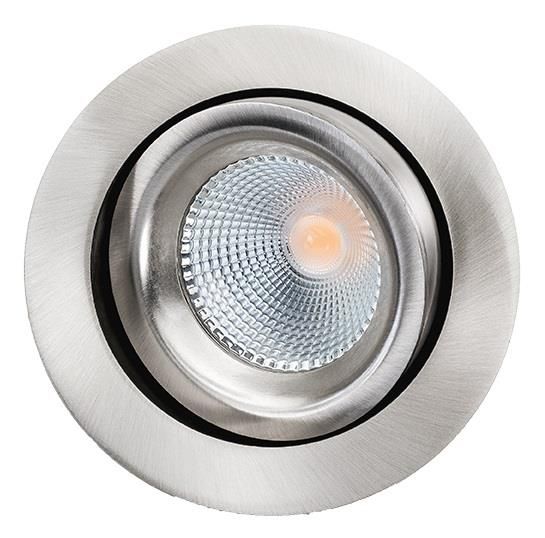 Imagen de productos 1: Junistar Lux Blade Brushed steel 590lm 3000K Ra 98 Trailing edge dimming