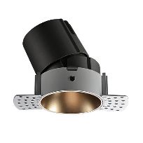 Product image 1: NLED8223DS 6W 36° 4000K 可调式(无边) 赫兹酒店筒灯