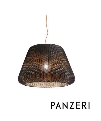 Product image 1: PANZERI RALPH PENDEL D500 BRUN - E27 EXKL LJUSKÄLLA
