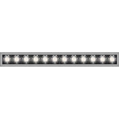 Product image 1: SHARP RECESSED TRIM 12X 36W 940 VERY WIDE FLOOD SILVER  EXT.DRV + SCREEN 4X BLACK