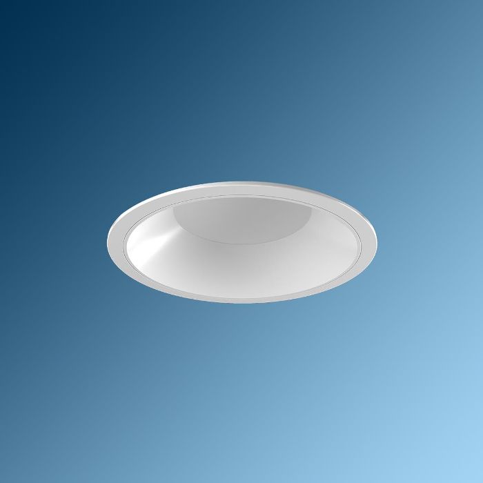 Immagine prodotto 1: Comfort DIANA 2800 Lm 24W High Power LED Downlight luminaire ,4000K , Ø200mm , LU Diffuser, White Shader ,White Body