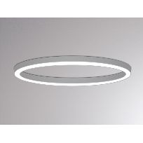 Product image 1: RINQ SD 1500 WAND-DECKEN AUFBAULEUCHTE 66W 3000K silber PMMA OPAL