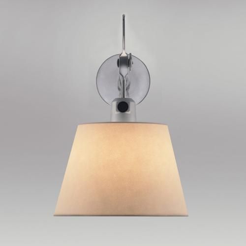 Product image 1: TOLOMEO PARETE DIFFUSORE 18 corpo lampada + diffusore in carta pergamena ø 180 mm