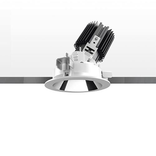 Produktbild 1: EVERYTHING 80 TONDO TRIM ORIENTABILE LED 2700K WIDE FLOOD CORNICE NERO / DEFL. NERO