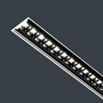 Imagen de productos 1: Flexbar Recessed - 8W (6W/m) - Secondary Straight - 1400mm - Black Ref - 4000K