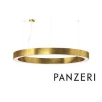 Product image 1: PANZERI GOLDEN RING 180 GULD 3000K DALI