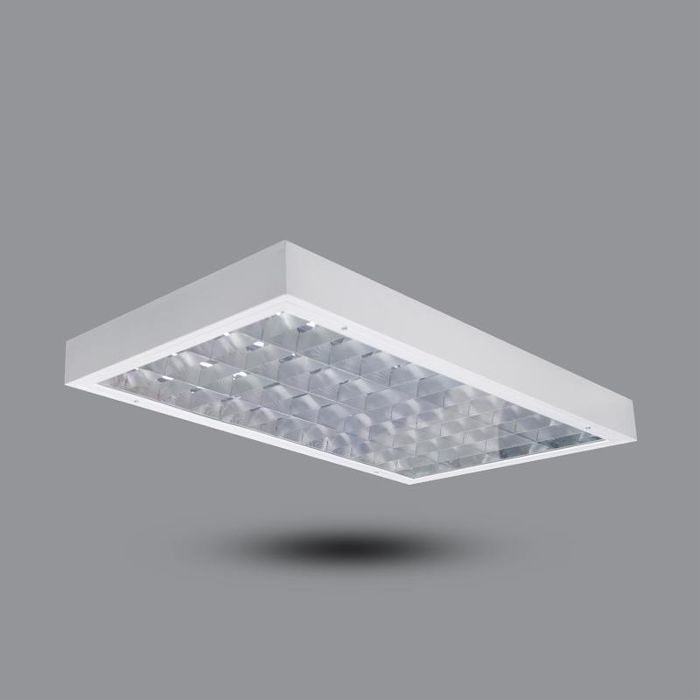 产品图片 1: Surface Reflective Luminaire PSFD Series 4x20W 6500K IP20 Inox and Strip Aluminum