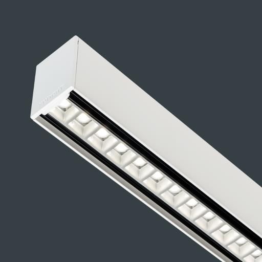 Imagen de productos 1: Flexbar Surface / Suspended - 8W (6W/m) - Secondary Corner - LEFT - DOWNLIGHT - White Ref - 4000K