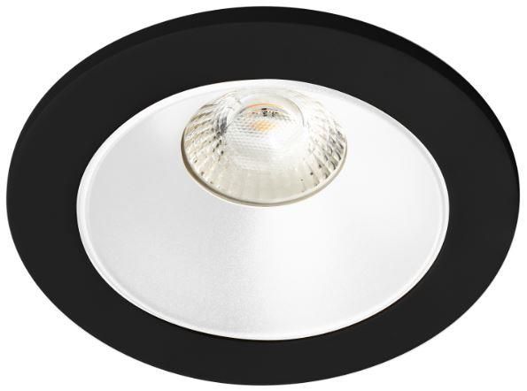 Product image 1: LUNI 190 60° LO 4000K VIT REFLEKTOR SVART DEKORRING