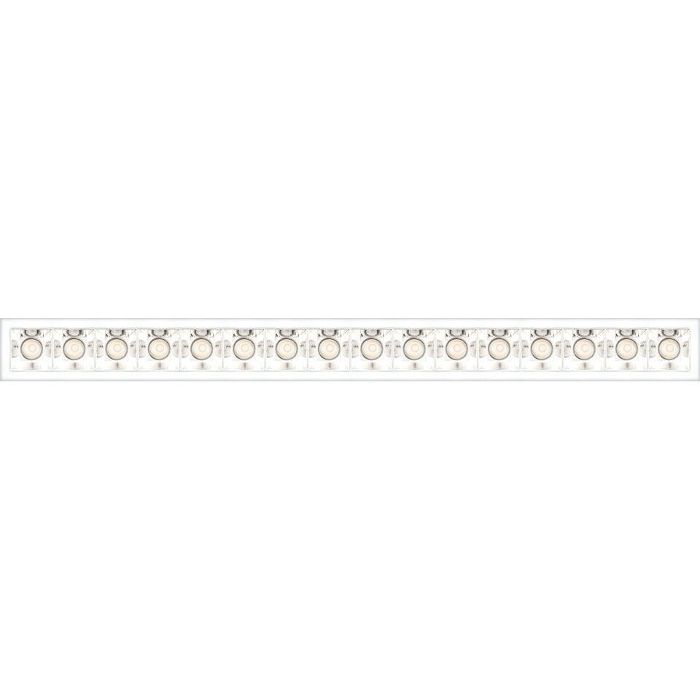 Product image 1: SHARP RECESSED TRIM 16X 48W 927 WIDE FLOOD WHITE EXT.DRV + SCREEN 4X WHITE