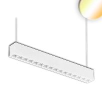 Product image 1: LED Surface mounted/hanging light linear Grid 20W, stackable, white, ColorSwitch 3000|3500|4000K