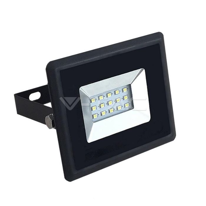 Product image 1: V-TAC 10W LED Floodlight SMD E-Series Black Body Natural White