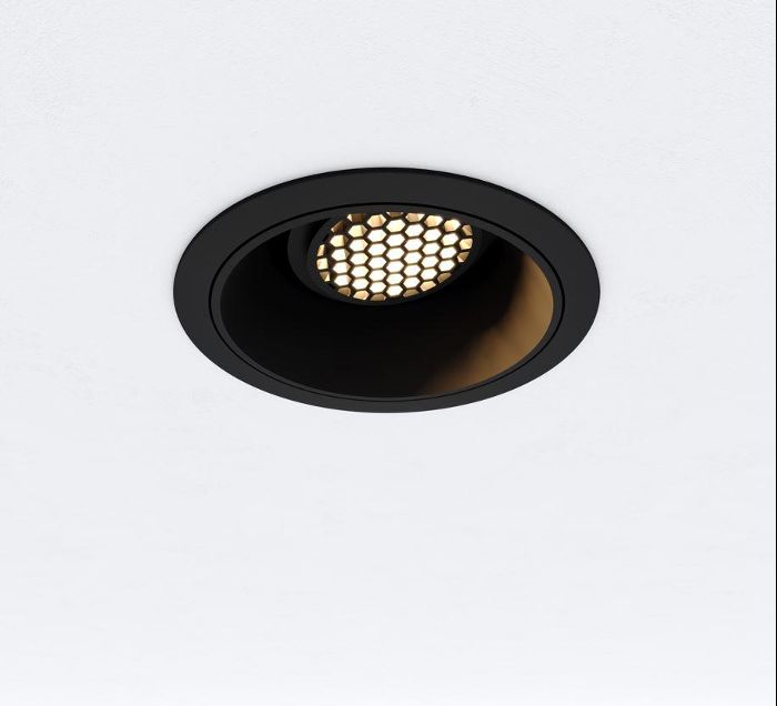 Immagine prodotto 1: Tetrix Adjustable 62 IP55 LED DE 3000K spot black matt + honeycomb