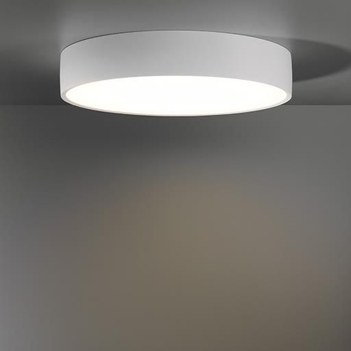 Produktbild 1: Flat moon 450 ceiling down LED 2700K GI white struc + prismatic