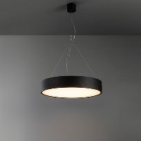 Imagen de productos 1: Flat moon 450 suspension up-down LED 3000K GI white struc + prismatic
