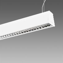 Immagine prodotto 1: Sintesi System - a sospensione - ottica Dark - UGR<lt/>19 3000K CRI 80 56W CLD-D-D Bianco