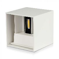 Imagen de productos 1: V-TAC VT-759-12 11W WALL LAMP BRIDGELUX CHIP 4000K WHITE SQUARE