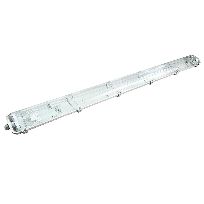 Image du produit 1: V-TAC 2x18W LED Waterproof Lamp PC/PC 2x1200mm 6400K
