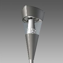 Product image 1: 1513 Torcia LED COB 3000K CRI 80 60.4W CLD Graphite