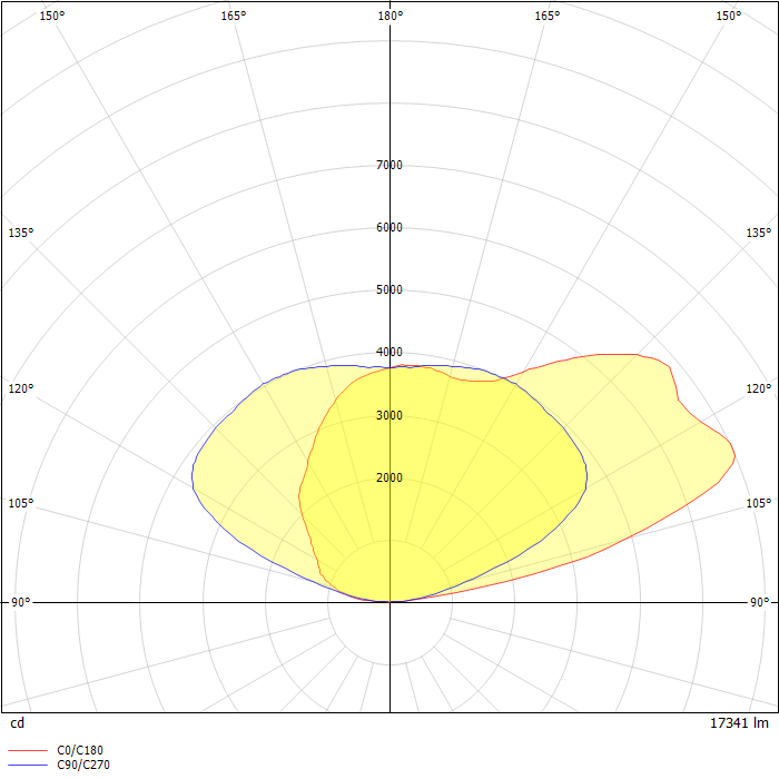 ASYX 2 LED Asymmetric Floodlight - Single Pendant