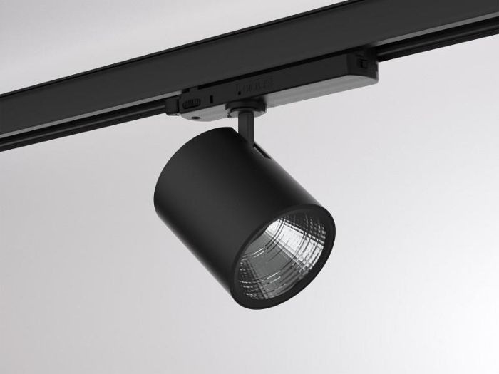 Product image 1: BOOM TRACK TRACK SPOTLIGHT WITH 3 PH ADAPTER