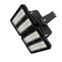 Product image 1: LED Floodlight 450W, 130x25° asymmetric, variable, 1-10V dimmable, neutral white, IP66