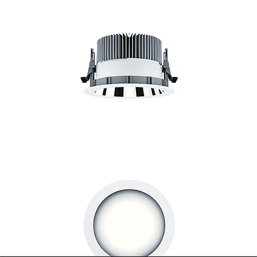 Product image 1: PANOS INF E150LG 22W LED927-65 LDE WH