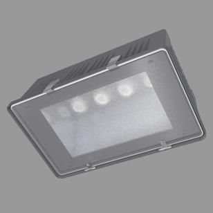 Product image 1: POLARIS 186 HT, safety cover glass, structured, 4000K, narrow beam