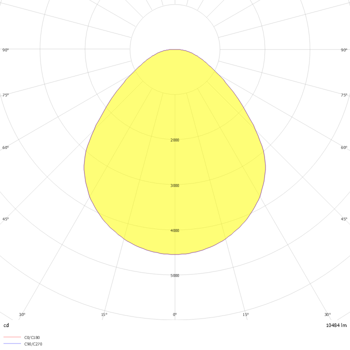 lili recessed frame silver 1240mm