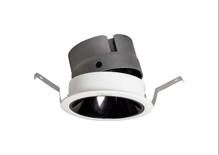 Product image 1: 射灯 睿铂 MSD-15QT-C φ100mm Z 白间黑 15W 30K 嵌入 55°