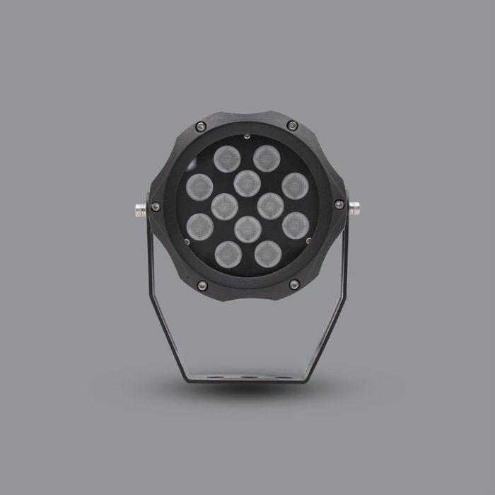 Product image 1: Facade Luminaire PFC Series 18W 6500K IP65  Aluminum alloy and Tempered glass light cover