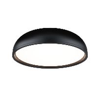 Product image 1: Selection Bathroom LED Ceiling luminaire Oka IP44  White Switch 950lm 230V 24W  Black matt