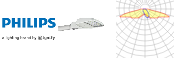 Curva Polar: ClearWay gen2 BGP307 T25 1 xLED35-CLO-4S/727 DN50
