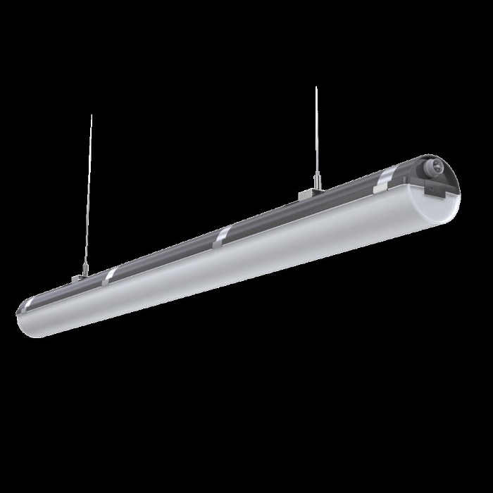 Product image 1: ATLANTYK 2.0 BASIC LED 1245 DALI + through wiring (TW) 5x1,5 mm² 40W 5900lm 4000K polycarbonate IP65 graphite