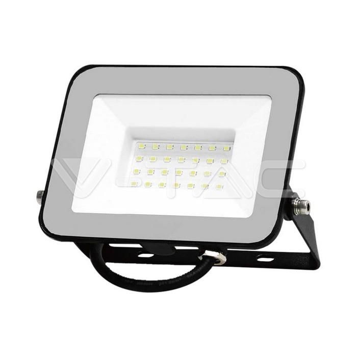 Product image 1: V-TAC 30W LED Floodlight SMD SAMSUNG CHIP PRO-S Black Body 4000K