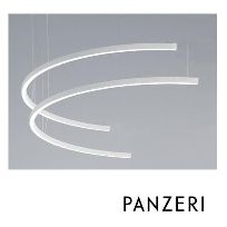Immagine prodotto 1: PANZERI BROOKLYN ROUND 2000 HALV RING PENDEL VIT DALI