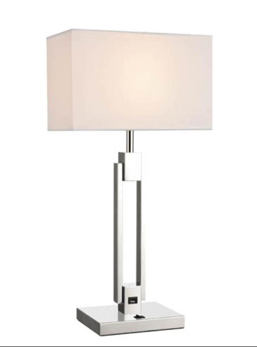 Product image 1: Double Stem Table Lamp With USB