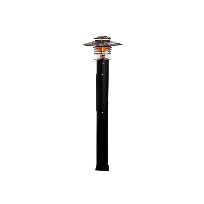 Product image 1: Arnäs E27 Bollard Foot Plate 3000K 10W Copper