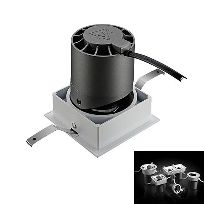 Product image 1: NLED8643DS 7W 36° 3000K 肖邦酒店筒灯（方形无边可调）