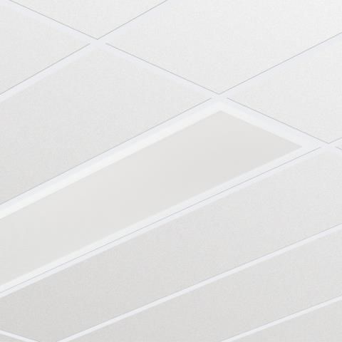 Product image 1: SlimBlend Rectangular, recessed RC400B POE W30L120 EL3 EM 1 xLED42S/830