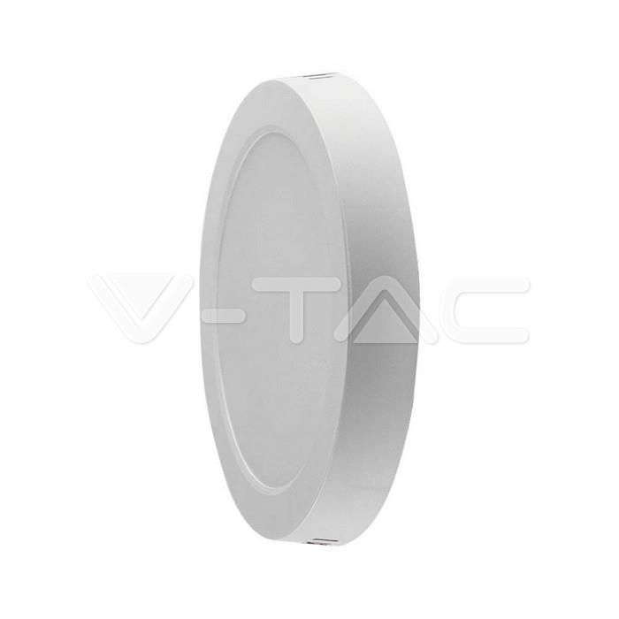 Immagine prodotto 1: V-TAC  VT-60012 12W BACKLIT SURFACE MOUNTED PANEL SAMSUNG CHIP 3000K RD
