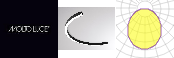 Curva Polar: LOG 50 RING 180° SD WALL / CEILING LUMINAIRE