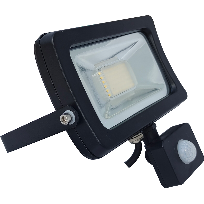 Product image 1: PROYECTOR LEDEXT SLIM 20W SENS PIR IP65 4000K NEGRO C3