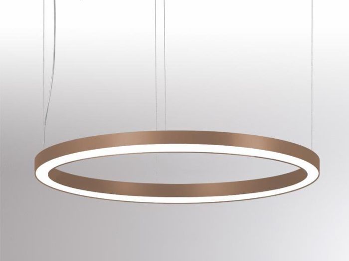 Product image 1: RINQ PDI 1500 HÄNGELEUCHTE 193W 4000K champagner matt PMMA OPAL