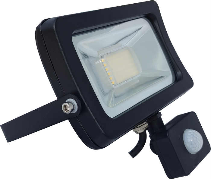 Product image 1: PROYECTOR LEDEXT SLIM 20W SENS PIR IP65 4000K NEGRO C3
