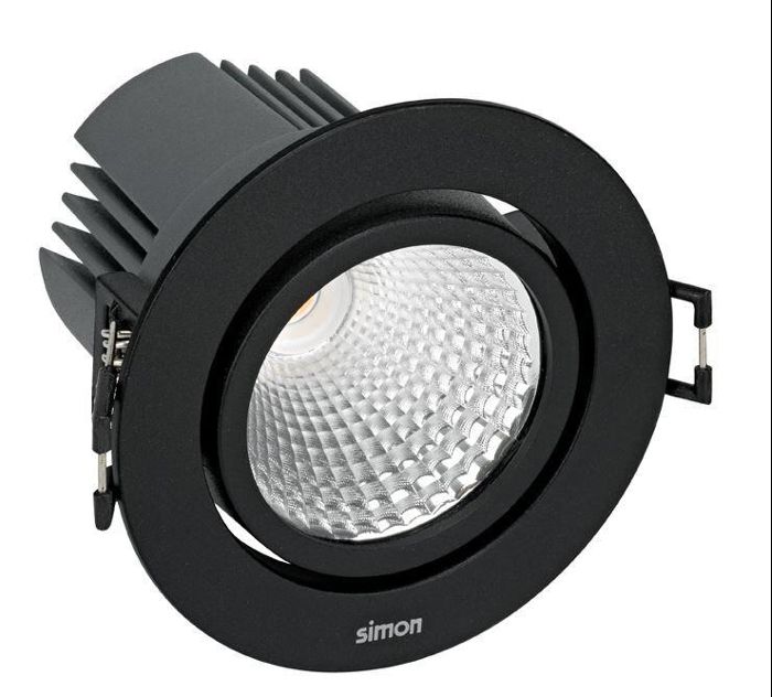 Imagen de productos 1: 703.23 Downlight Spot 20ª 4000K DALI Negro Redondo