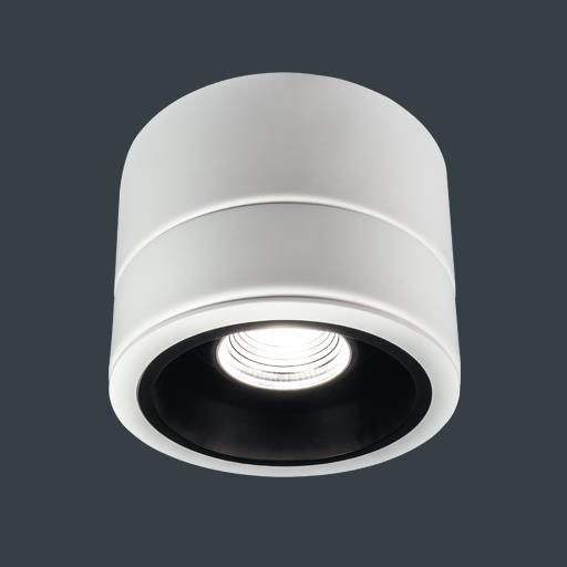 Product image 1: G3 PRO SURFACE LED - 11W - Broad Distribution - Black Reflector - 3000K - AutoTest Emergency