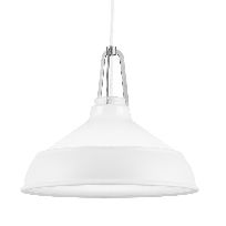 Product image 1: Worker Round Pendant Ø600, 3500 lm, White, 830, Opal