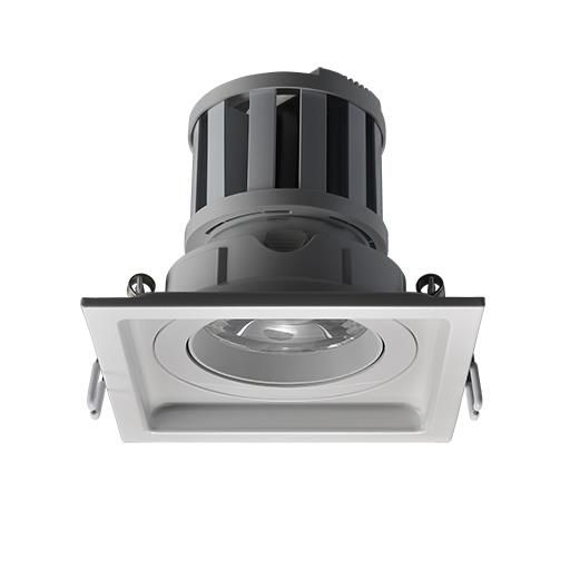 Product image 1: NLED5851F 15W 24°5700K领客单头格栅射灯